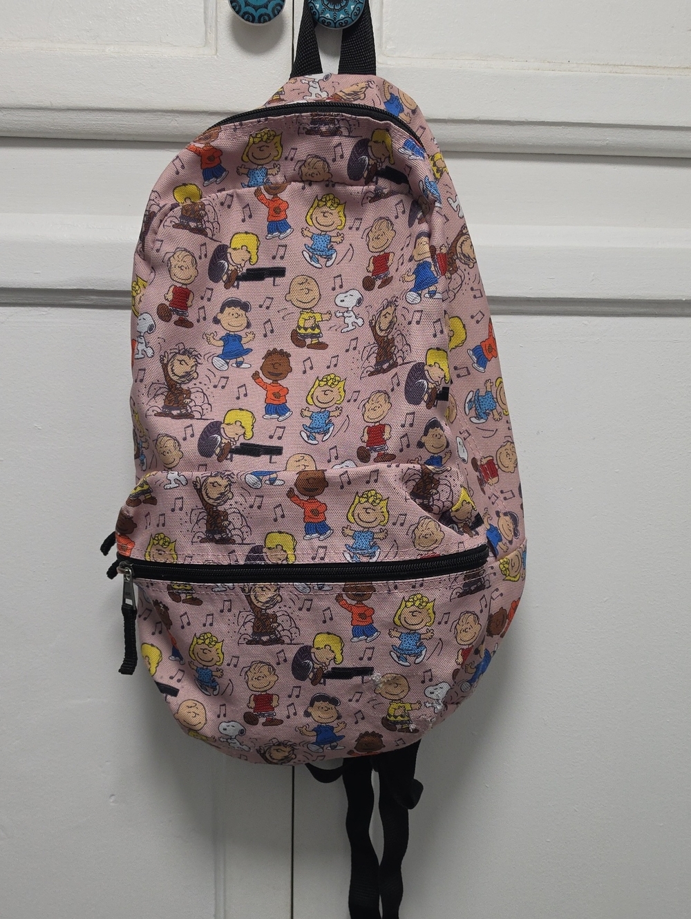 Vans Pink Peanuts Character Kids Backpack